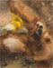 Chien de troupeau et oiseau